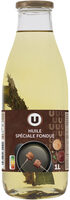 Huile Spéciale fondue huile végétale et aux plantes aromatiques, Bouteille 1L
