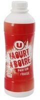 Yaourt à boire fraise