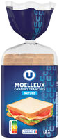 Pain de mie nature sandwich grandes tranches - 21 tranches - 825g