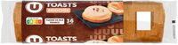 Toasts ronds briochés spécial foie gras 250g