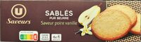 Sablé poire vanille