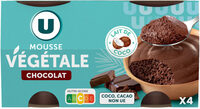 Mousse végétale chocolat - 4x55g