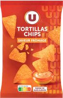 Tortillas chips saveur fromage
