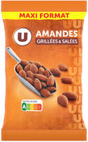 Amandes brunes grillées salées, 500g