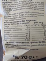 Biscuit apéritif Snacks poppes saveur tomate ail basilic, sachet de 70g
