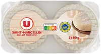 St marcellin IGP 22%MG au lait de vache thermisé - x2 160g