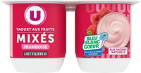 Yaourt à la framboise mixée - 4x125g