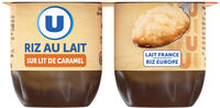 Riz au lait sur lit de caramel 4x115g