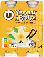 Yaourt à boire vanille