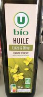 Huile de colza & d'olive vierge extra -, bouteille 750ml