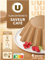 Les entremets préparation pour flan café 4 doses, 180g