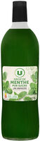 Sirop de menthe verte bouteille de 1l