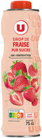 Sirop de fraise bidon de 75cl