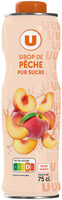 Sirop de pêche bidon de 75cl