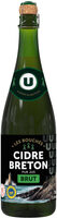 Cidre brut bouché IGP de Bretagne 5,5°, bouteille de 75cl