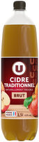 Cidre brut 4,5° PET 1,5l