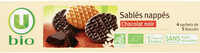 Sablés pur beurre nappés chocolat noir