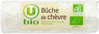 Fromage Bûche de chèvre bio au lait pasteurisé 23% de MG, 180g