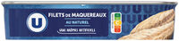 Filets de maquereaux au naturel 176g