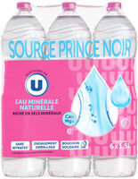 Eau minérale naturelle source prince noir pack 6x1,5L
