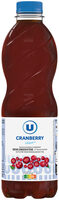 Boisson cranberry light bouteille de 1l