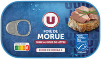 Foie de morue fumé au feu de bois 121g