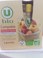 Compote pomme fraise