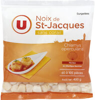 Noix de Saint Jacques-pétoncle-sans corail 400g