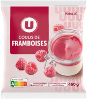 Coulis de framboise 8 à 10 parts, 450g