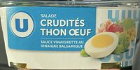 Salade Crudités Thon Oeuf