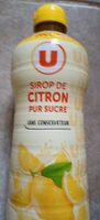 Sirop de citron - 1,3L dont 20cl offert