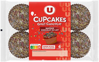 Cupcakes chocolat nappé chocolat paquet de 240g