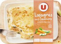 Lasagnes aux 2 saumons et aux petits légumes