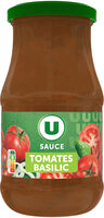 Sauce tomates et basilic bocal de 420g