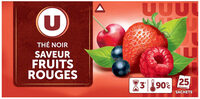 Thé noir saveur fruits rouges