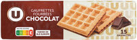 Gaufrettes fourrées chocolat paquet de 110g