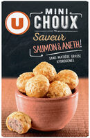 Mini choux saveur saumon et aneth