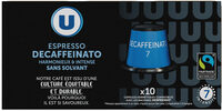 Café espresso decaffeinato