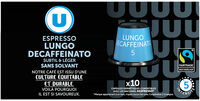 Café espresso lungo décaféiné