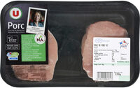 Pavé de porc, France, 2 pièces, barquette, 200g