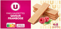 Fines gaufrettes saveur framboise, 160g