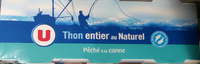 Thon entier au naturel pêché à la canne