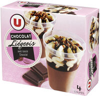 Coupes liégeoises chocolat