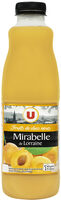 Jus mirabelle de Lorraine "fruits de chez nous"