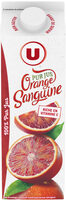 Pur Jus réfrigéré d'oranges sanguines pressées 1l
