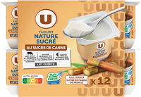Yaourts nature sucrés 12x125g