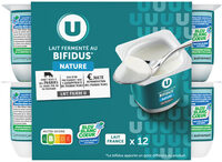 Lait fermenté au bifidus nature 12x125g
