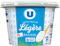 Crème fraîche épaisse légère 15%MG, 20cl