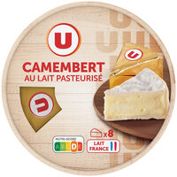 Camembert au lait pasteurisé 21% de MG, 8 portions - 240g