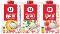 Crème entière liquide UHT 30% MG